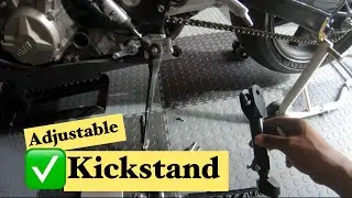Adjustable kickstand upgrade for my 2016 s1000rr