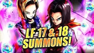 (Dragon Ball Legends) SUMMONS FOR LF ANDROIDS 17 & 18!! WILL THE CURSE BE BROKEN?!