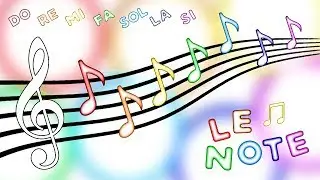 Le note - canzoni per bambini - 🎼 - @SofiaDelBaldo