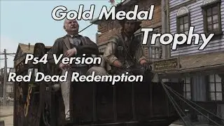 Red Dead Redemption - Gold Medal Trophy PS4 Version