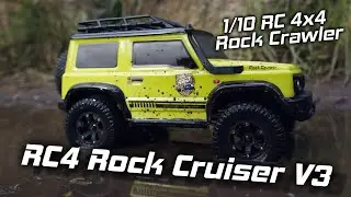 RGT 1/10 RC4 Rock Cruiser V3 Off-Road 4x4 RC Rock Crawler - 136100V3