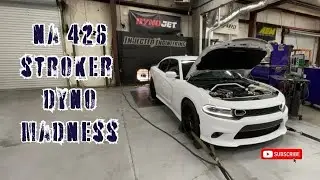 Naturally Aspirated 426 Stroker Hemi DYNO PULL! How much HORSEPOWER  did it make?