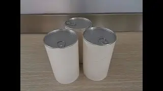 How are paper cans sealed  ? composite paper cans seamer （2019 can sealer)