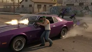🔥 GTA San Andreas Drive-By Mission | CJ & Grove Street vs Ballas Gang | XtremeVarun