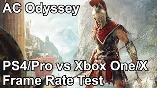 Assassin's Creed Odyssey PS4 vs PS4 Pro vs Xbox One X vs Xbox One Frame Rate Comparison