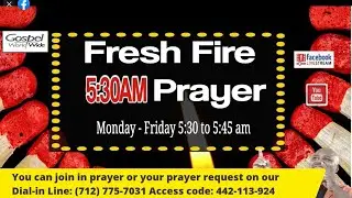 Start your Tuesday off right with prayer.