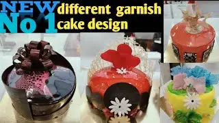 half kg cake design different garnish cake design