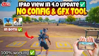 How To Get iPad View In New Update 4.0 ✅ Without Gfx and Config ❌ Pubg iPad View in Android