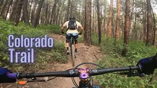 Mountain Biking Colorado Trail at Junction Creek - FAST AND CHUNKY