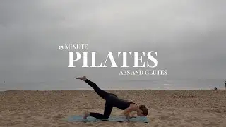 15 min pilates abs and glutes | no equipment | at home mat pilates workout