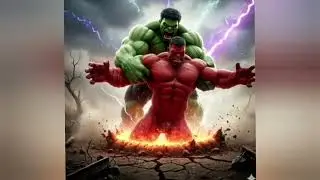 Hulk fiting scene 🤯 kon jitne 💪 #marvel #ai #aihulk #avengersdoomsday  #hulk #viralvideo #godzilla