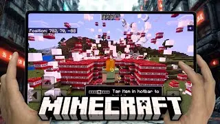 Samsung Tab S10 Ultra test game MineCraft | Dimensity 9300+