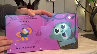 Au dodo petit singe!-Livre magique / Histoire pour les enfants en Fran&ccedil;ais