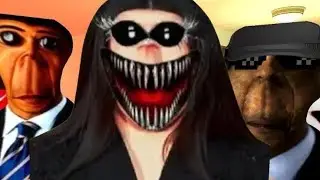 Angry Munci Nextbots and Big Obunga Nextbot Family Gmod! Garry's Mod