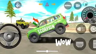 Uh gaming Indian Car Simulator 3D Scorpio N Stunt//4&times;4 Off-road Scorpio N Stunt #scorpion