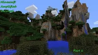 Minecraft, Amplified, Survival. Part 1 (LynxCookies)
