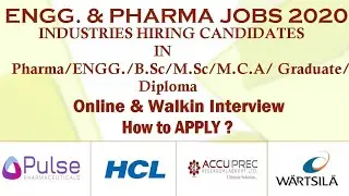 Jobs for Pharma and Engineering Candidates | Production,Software, Quality and Networking Jobs