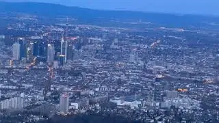 Lufthansa LH889 landing in Frankfurt airport from Vilnius Airbus A321NEO