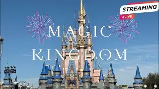 Live Magic Kingdom Main Street USA with Parade | Trash Cam View