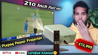 India's 1st Certified Android Projector | Pixpaq Power Full HD Unboxing & Review #pixpaq