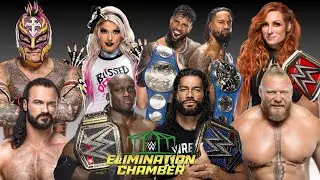 WWE Elimination Chamber 2022 winners predictions