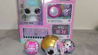 [ASMR] new LOL surprise lil sisters princess, eye spy, minions, big pet