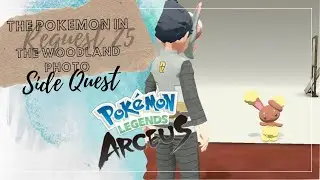 The Pokemon in the Woodland Photo - Side Quest #25 - Pokemon Legends Arceus