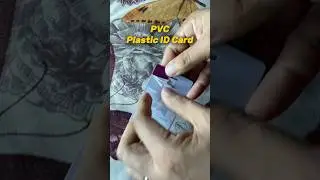 DIY Plastic ID Card Printing #printingtutorial #printingbusiness #diy