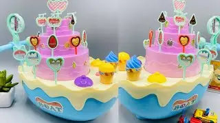 Unboxing and Review Cute ice cream 🍨 Cake Cart Toy | Pink Cash Register ASMR| Review Toys