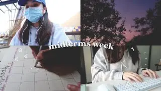 college midterms week // biology major (+bullet journal set up 📖)