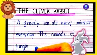 5 Lines short moral story | THE CLEVER RABBIT |