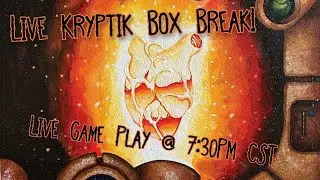 Kryptik Live Box Break & Game Play!!!! #kryptik