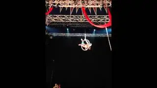 Aerial Hoop / Circeau / Lyra solo into duet @Glastonbury