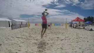 Australian Beach Volleyball Championships Schickinger/Slessor vs Brits/Perchante