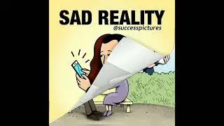 Social Media Addiction Deep Meaning Picture 💯 Sad Reality Of Society 💔
