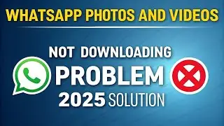 WhatsApp Download Problem Fix &brvbar; Photos & Videos Not Downloading &brvbar; 2025 Solution