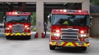 *FULL HOUSE RESPONSE* Jacksonville Fire and Rescue Department Station 34 Dumping the House