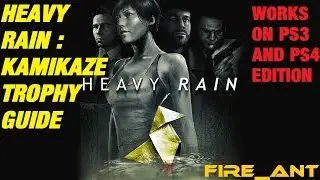 Heavy Rain - Simple Explanation on how to get the Kamikaze Trophy !