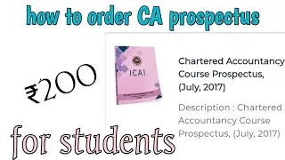 CA foundation new books may 22/ June 22. CA foundation prospectus order. student prospectus order 🔥