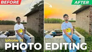 iPhone 15 photo editing | iPhone 15 portrait photo editing | devhr71