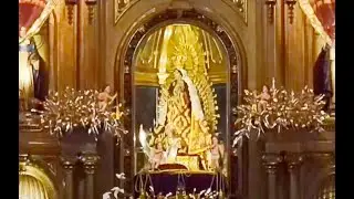 VIRGEN DEL ROSARIO GIRO 2023 Inicio del Mes del Santo Rosario Templo de Santo Domingo 2023