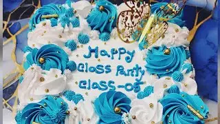 ২ টি স্কয়ার শেপ কেক ডেকোরেশন। Square shape cake decoration tutorial........ 
