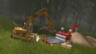 Farming Simulator 17 - Forestry and Farming on Woodshire 027