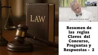 Concurso Fiscalia 2025   Parte 2