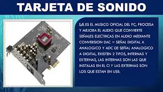 Partes de una PC COMPONENTES ELECTRONICOS 