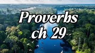 Proverbs 29 Meditation, sleep, stress relief, and deep spiritual reflection in God's Word.