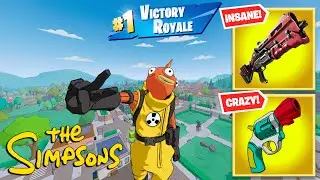 NEW BLINKY FISHSTICK SKIN! | Fortnite Simpsons | High Kill Gameplay | Controller