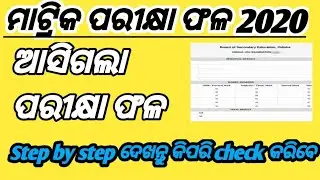 Odisha Matric Result out|10th class Result Published