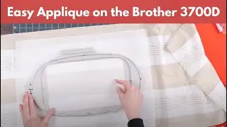 Простая аппликация на Brother 3700D