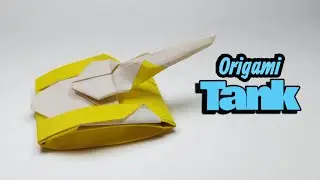 EASY ORIGAMI TANK! / How to make an Easy Origami Tank 🔥⭐️⭐️